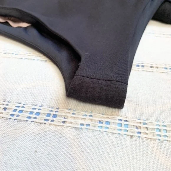 NWT Philosophy Scalloped Layered Black Shift Dress LBD Classic Capsule Luxury - Picture 15 of 15